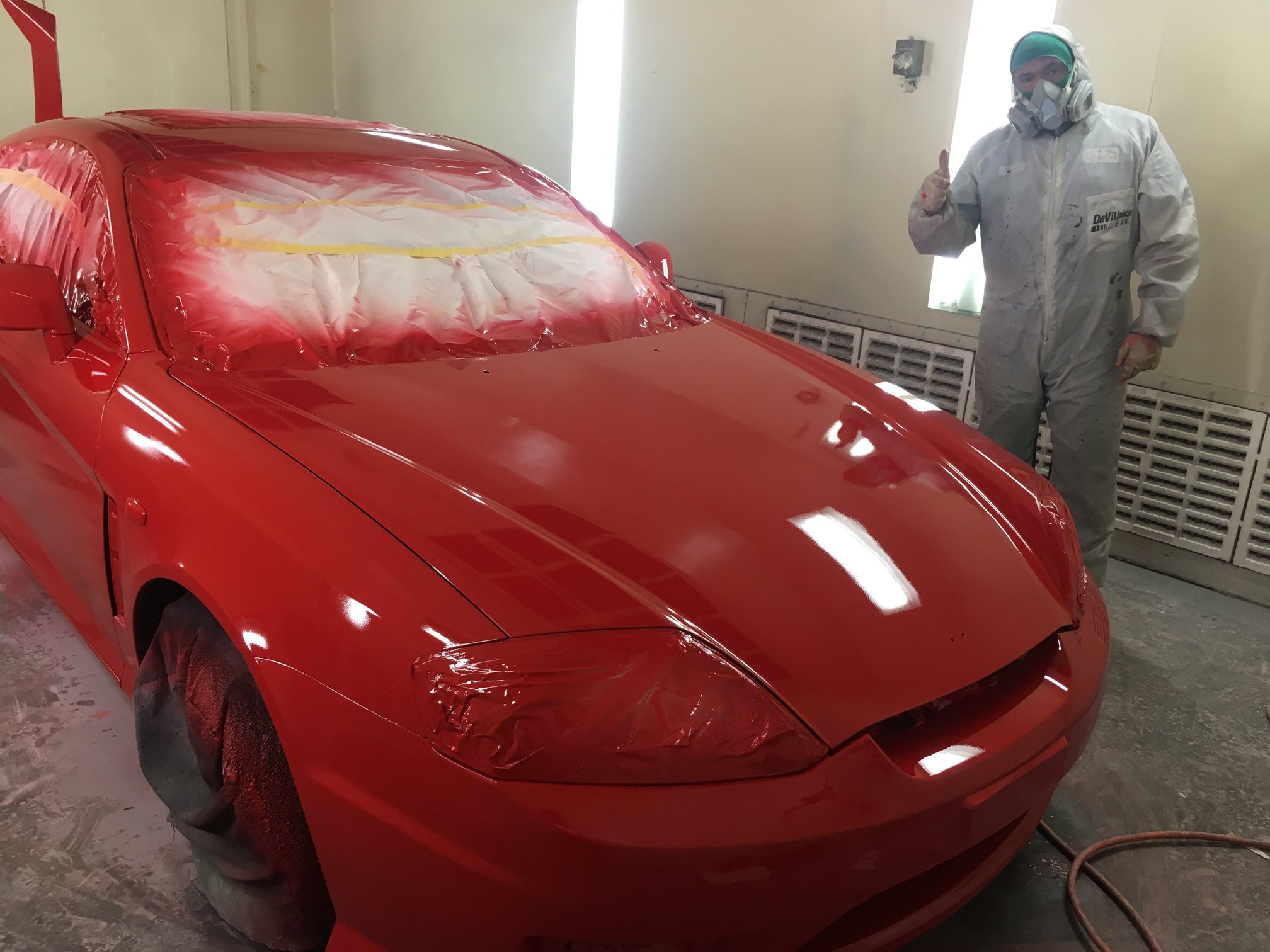 Vehicle after full paint restoration